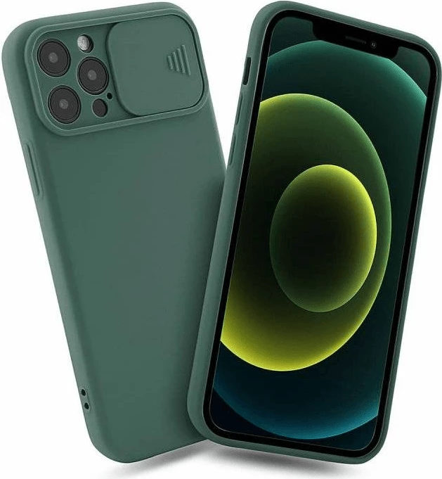 Mbështjellës silikoni ONASI Redmi 12C me mbrojtje kamere, e gjelbër