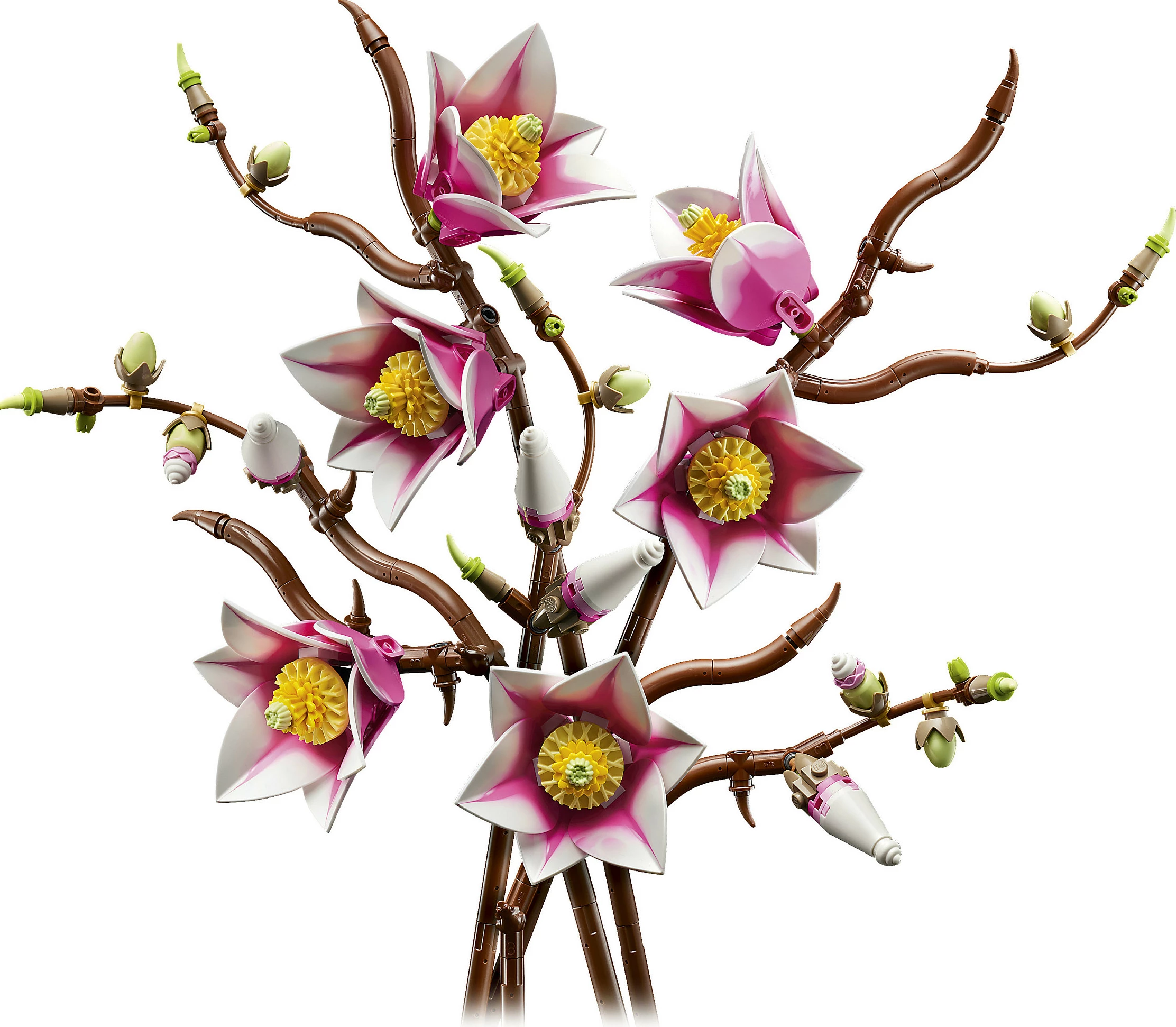 Set ndërtimi LEGO Botanicals Magnolia Branches 11510, 435 copë, 18+, shumëngjyrësh