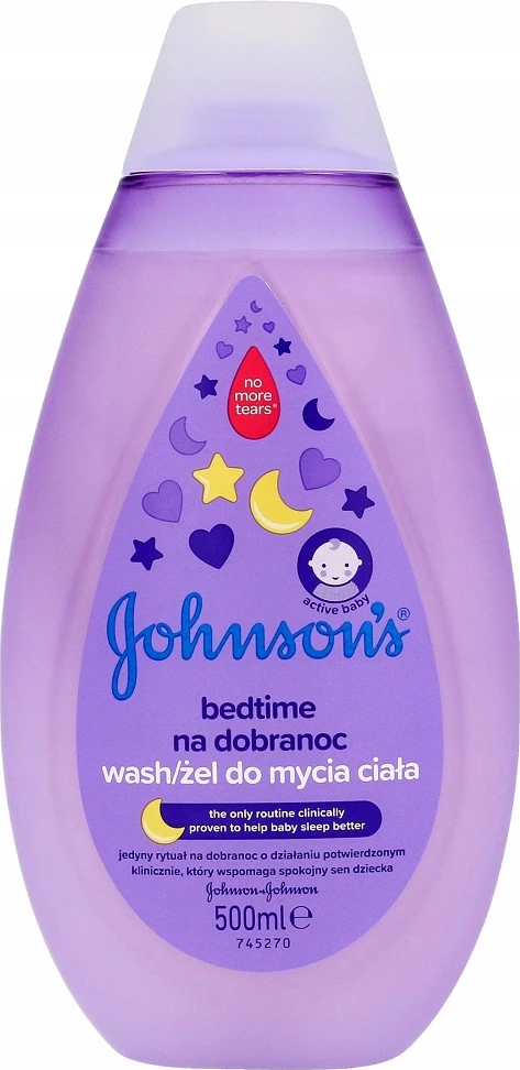 Xhel për dush Johnson & Johnson Bedtime për fëmijë 500ml