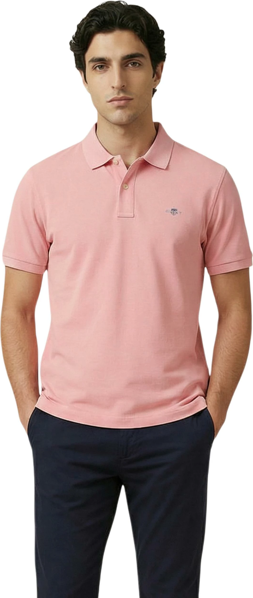 Maicë polo për meshkuj Gant Reg Shield 2601.002210, rozë