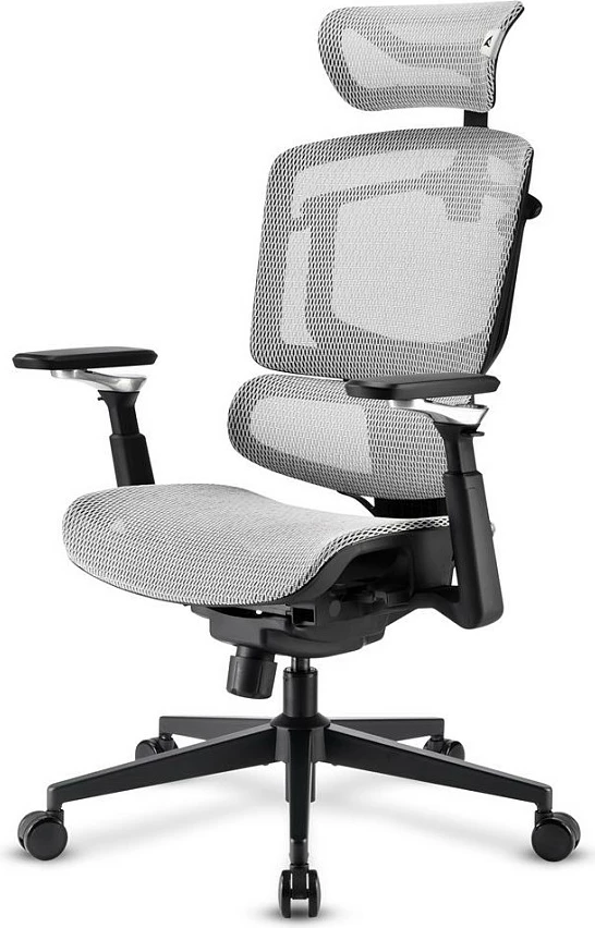 Karrige zyre Sharkoon OfficePal C50M, mesh, 5D mbështetëse duarsh, me headrest, e zezë