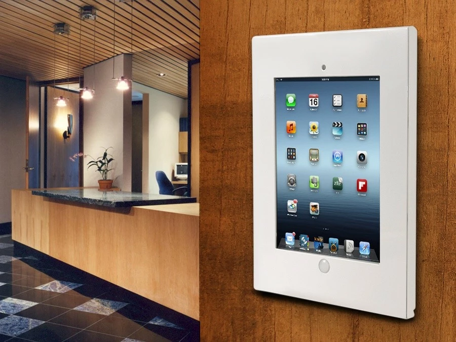 Mbajtës murale për iPad Maclean MC-676, universal, i bardhë