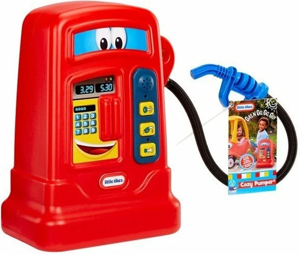 Pompë karburanti lodër Little Tikes Cozy Pumper, me efekte zanore, e kuqe