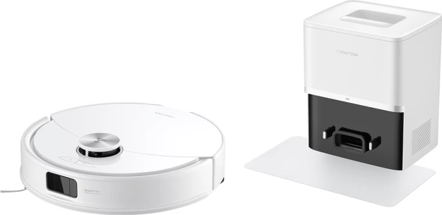 Fshesë robotike ROBOROCK Q10 VF+ 10,000 Pa me stacion vetëzbrazës, e bardhë