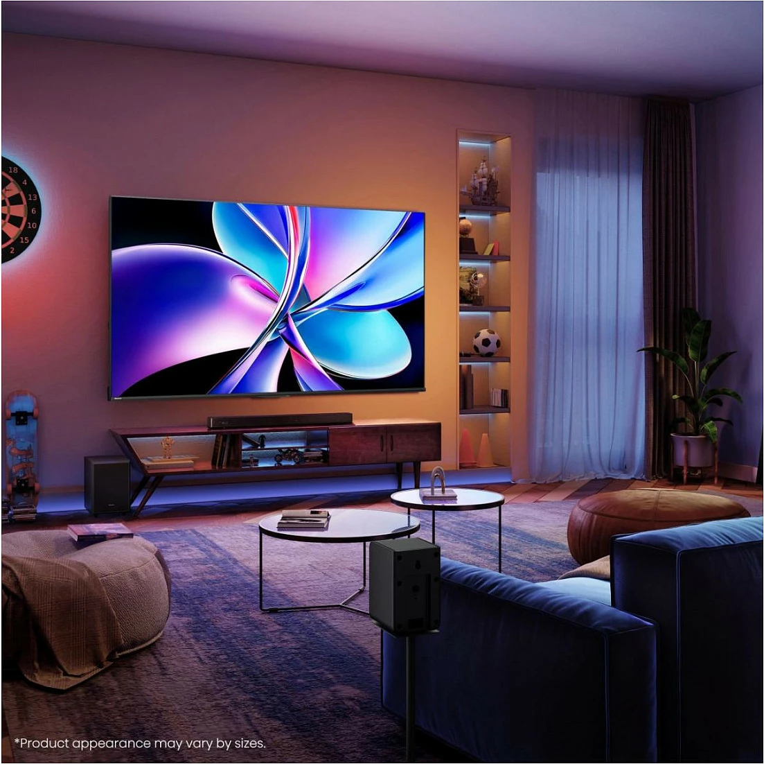 Televizor Smart TV Hisense 85E77Q PRO, 85", QLED 4K, 144Hz, Wi-Fi, i zi