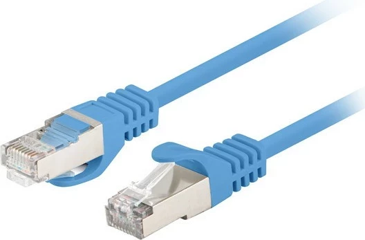 Patchcord LANBERG RJ-45 kat.6 2m set 10 copa, ngjyrë kaltër