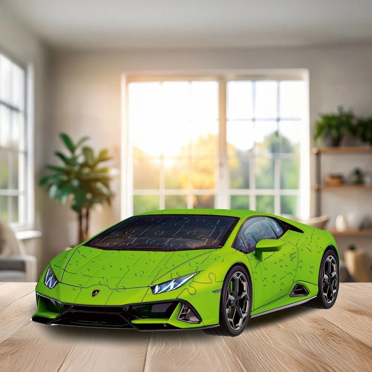 Puzzle 3D Ravensburger Lamborghini Huracan EVO, 158 pjesë, Gjelbër