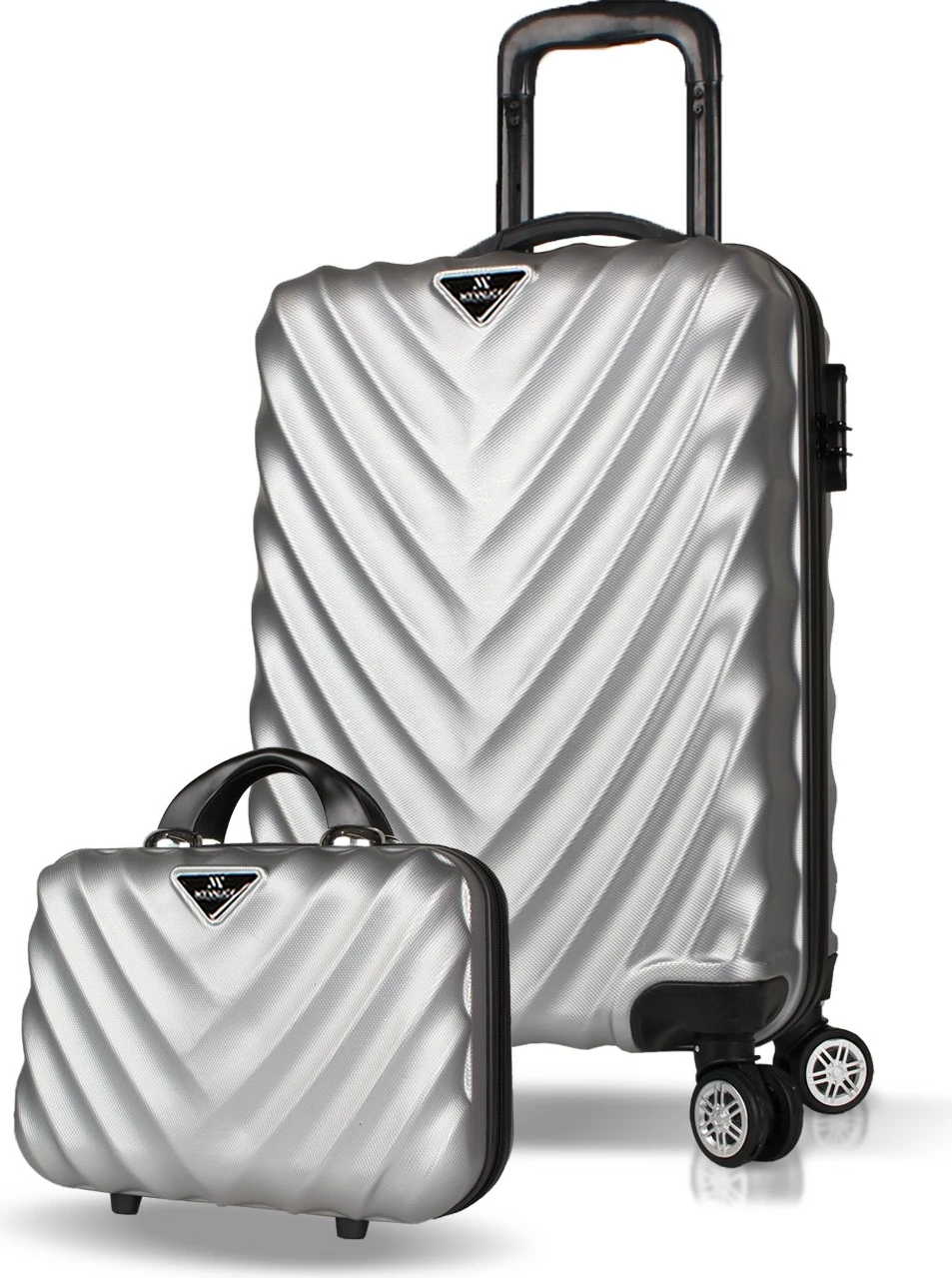 Set valixhesh (2 copë), ngjyrë gri, Zoozie Bags, 7354