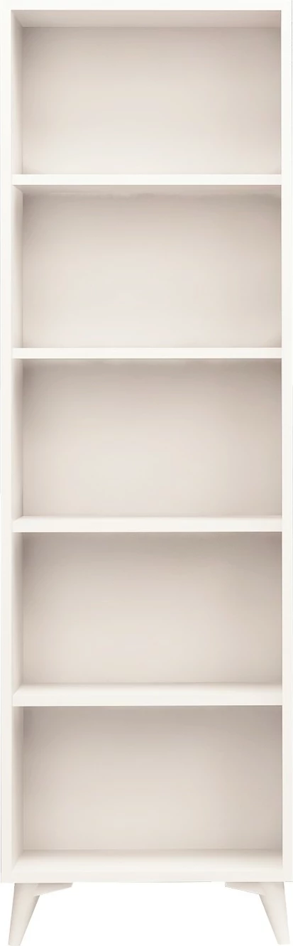 Raft librash Hanah Home, Potena, ngjyrë e bardhë, 50x162x25cm