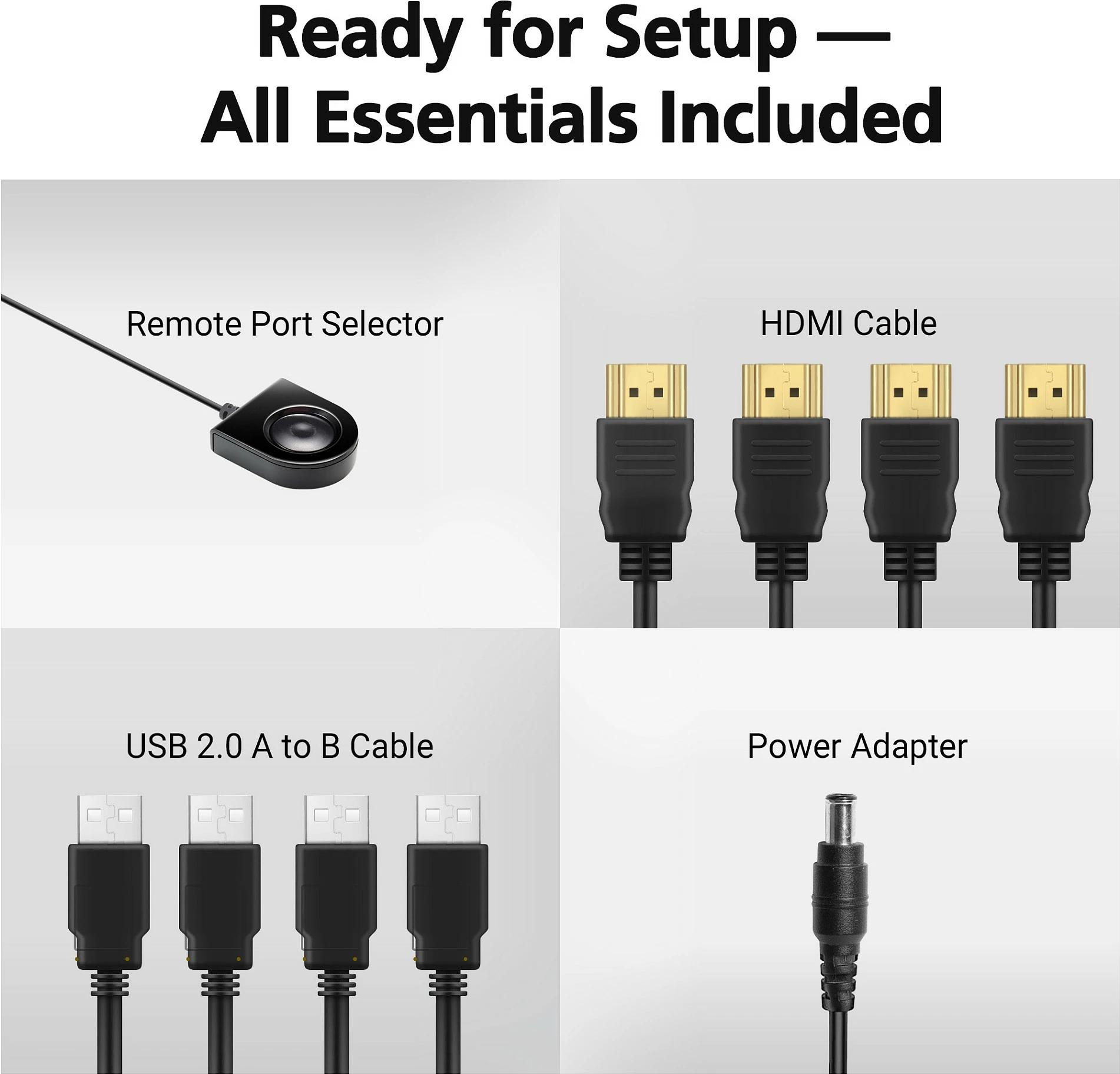 KVM Switch ATEN CS784H, 4-Port HDMI 4K, USB Hub, i zi