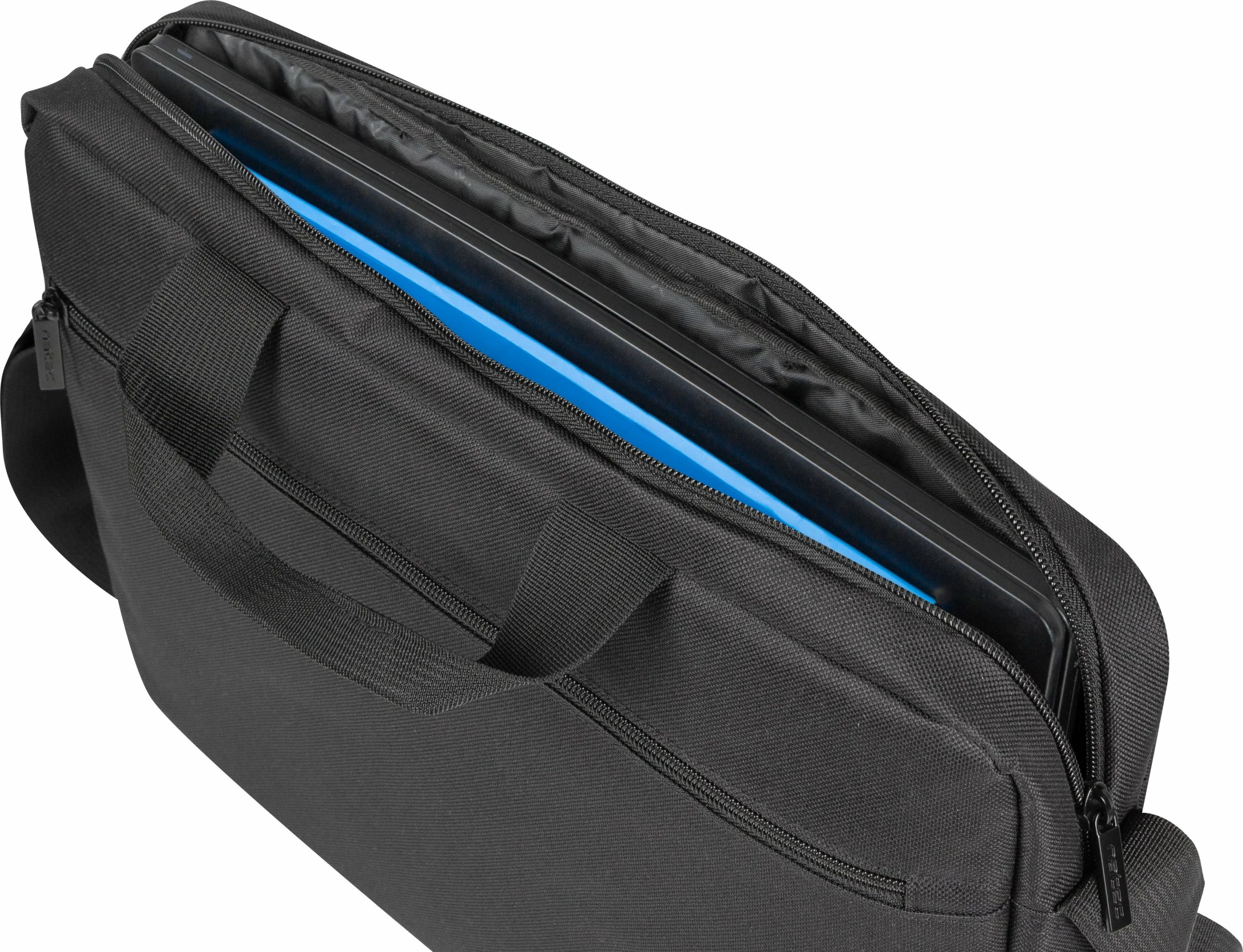 Çantë për laptop Natec Wallaroo 2 NTO-2051 15.6" poliester, e zezë, set me Maus wireless 1600 DPI