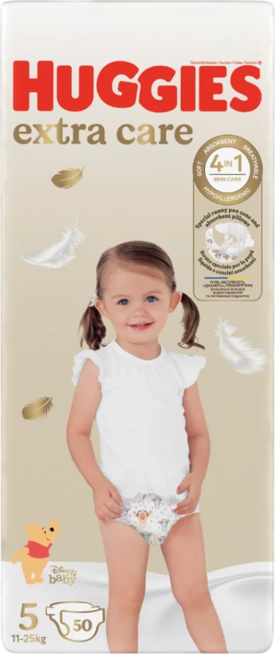 Pelena Huggies® Extra Care 5 (11-25kg), 50 copë