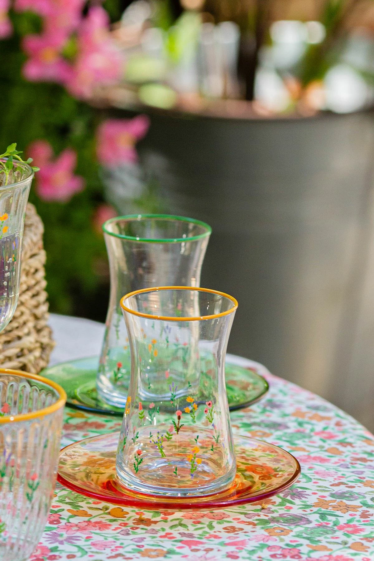 Set gotash çaji (12 copë), Hermia Concept, dizajn botanik