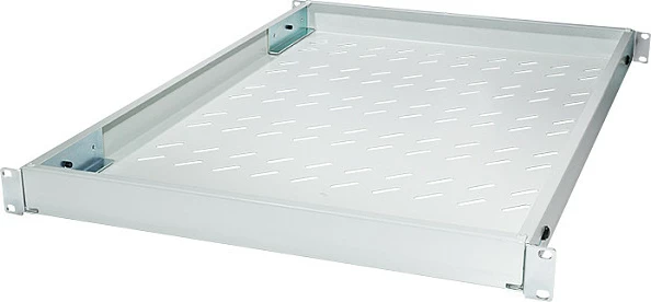Raft i rregullueshëm 19" LogiLink, për rack 1000 mm, hirtë e çelët