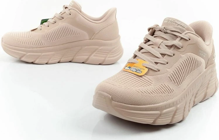 Atlete femra Skechers Bobs B Flex SLIP-INS, bezhë