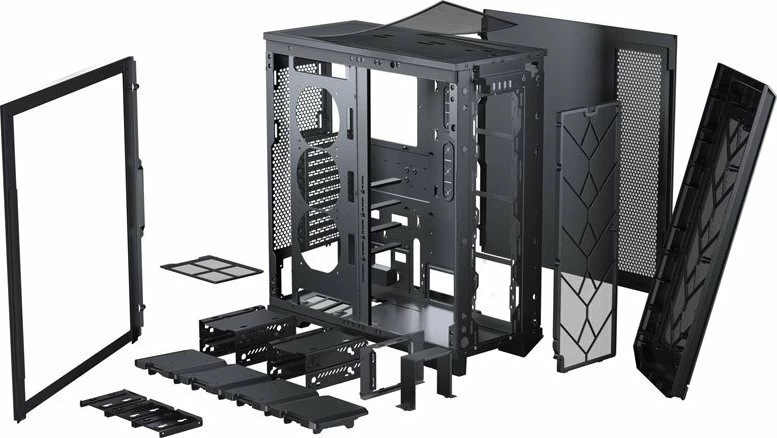 Kasë Phanteks Enthoo Pro 2 Server Edition PH-ES620PTG_BK02 Full Tower, e-ATX/SSI-EEB, USB Typ-C, 4x USB 3.0, e zezë