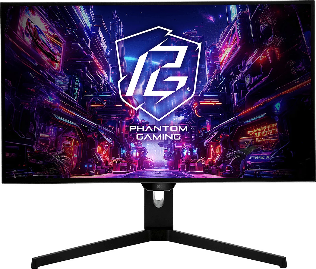 Monitor ASRock Phantom Gaming PGO27QFS, 27", OLED QHD, 240Hz, FreeSync Premium Pro, USB-C, i zi