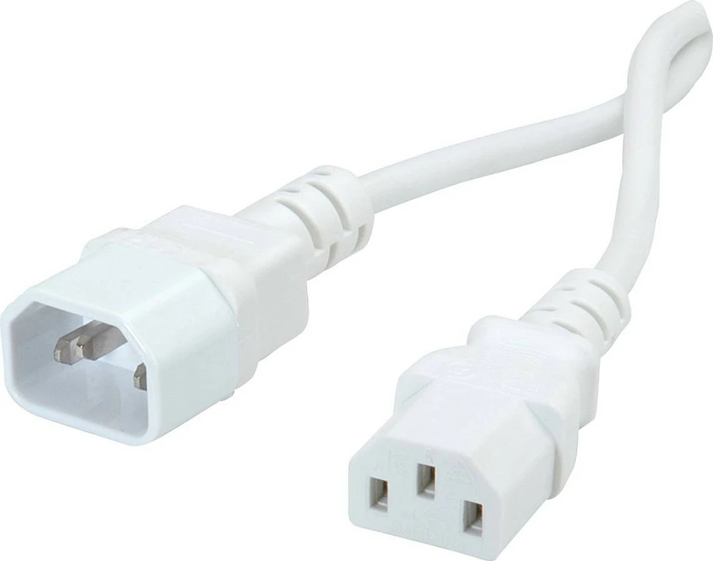 Kabllo rryme IEC VALUE, 1.8 m, e bardhë