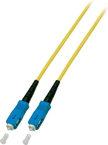 Kabllo patch fiber optike EFB Elektronik SC-SC OS2 G657A2, 10m, LSZH, 3mm, e verdhë