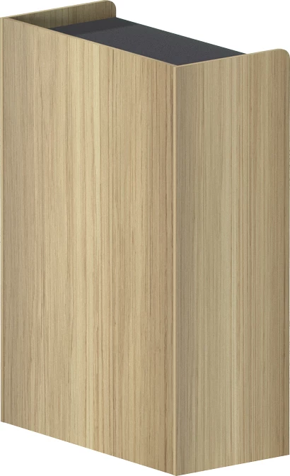 Dollap i ulët profesional Lotus, ngjyrë natyrale-antracit, 80x40x120cm