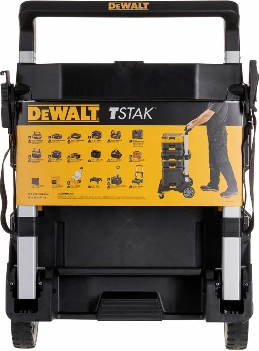 Karrocë platforme Dewalt DWST1-71196, e zezë/argjend