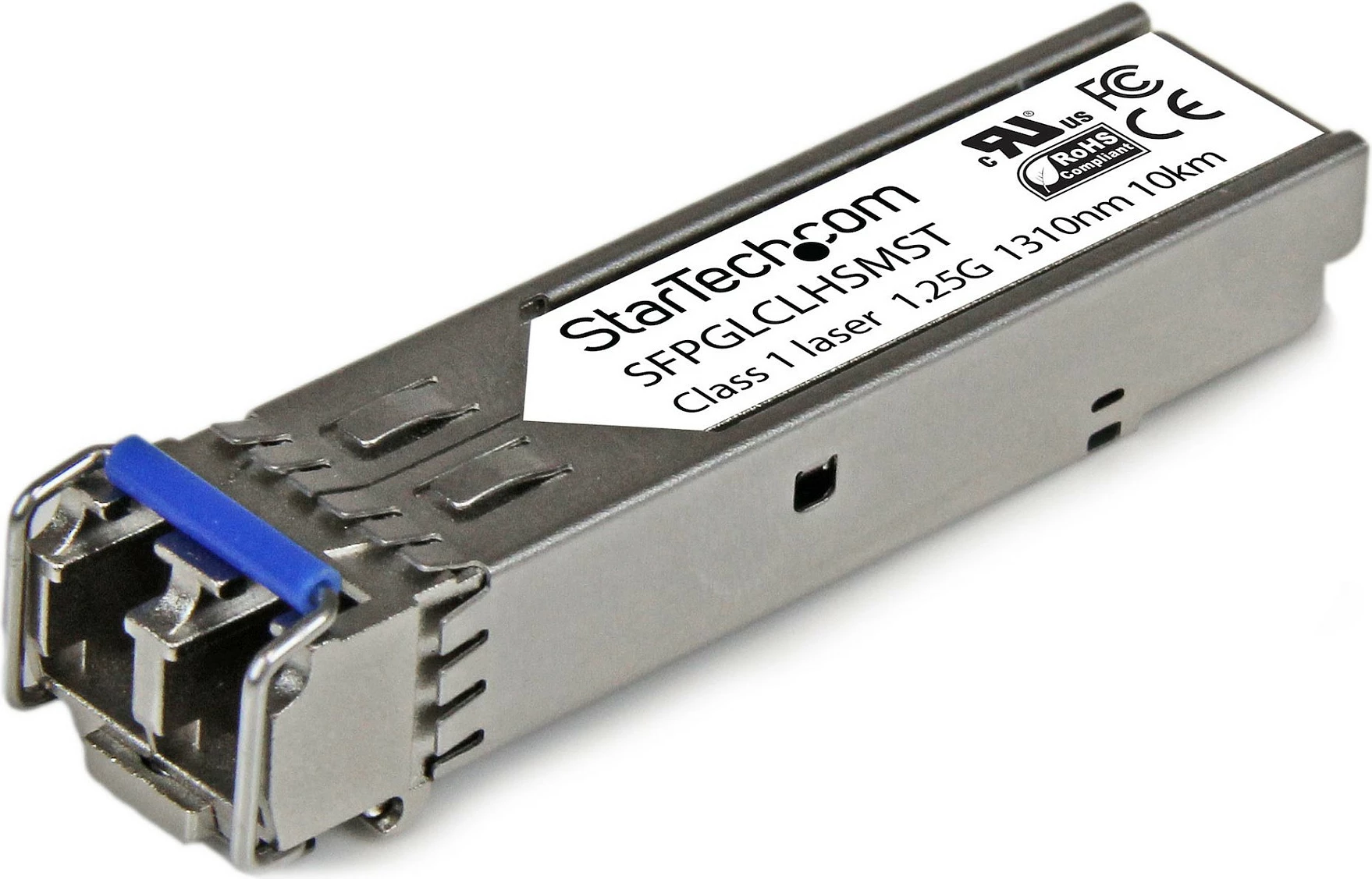 Modul transceiver SFP StarTech SFPGLCLHSMST, 1.25Gbps 1310nm 10km, LC, i argjendtë
