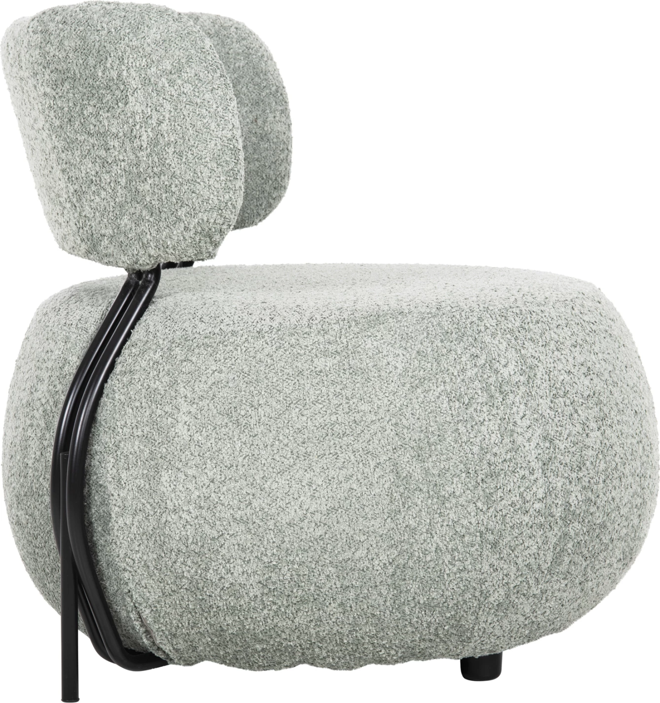 Karrige për lounge, ngjyrë fistik, KARSEN FH9598.05, 75x75x75H cm