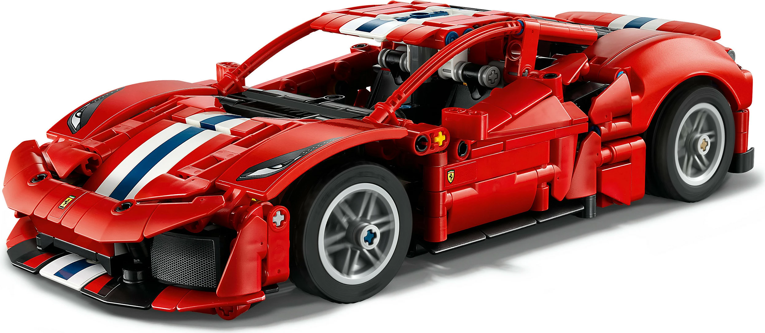 Set ndërtimi LEGO Technic Ferrari 488 Pista 42235, 882 copë, i kuq