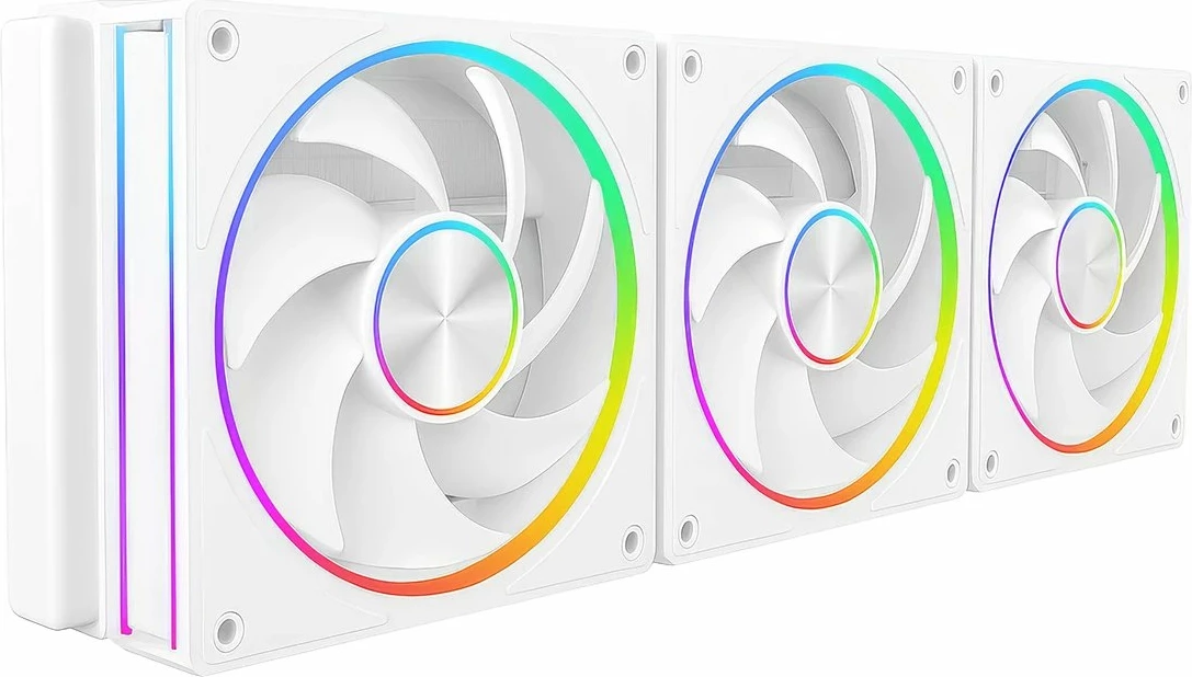 Ventilator për kasë PC Modecom Volcano Loop 120 ARGB (FAN-LOOP-120S-ARGB-200) 120mm PWM, White, 1 copë