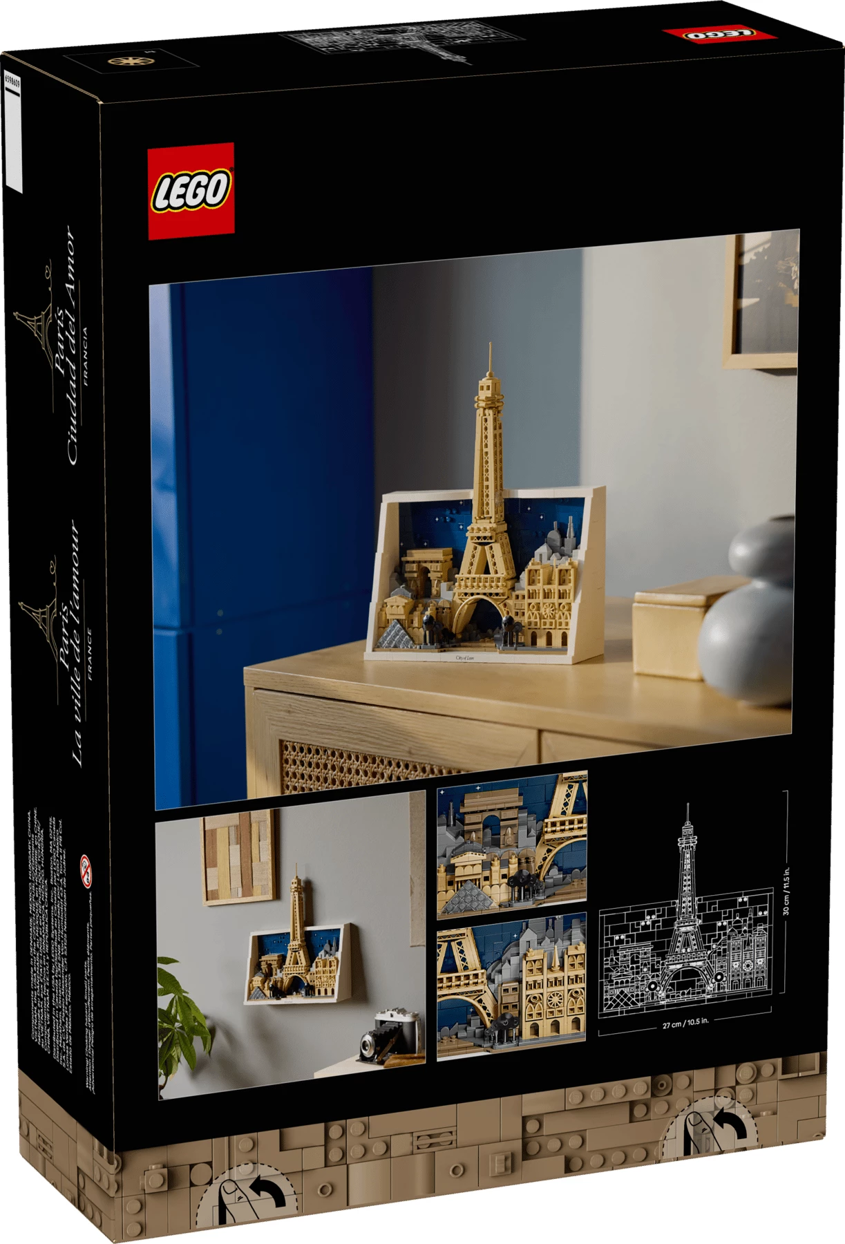 Set LEGO Architecture Paris – City of Love 21064, 958 copë