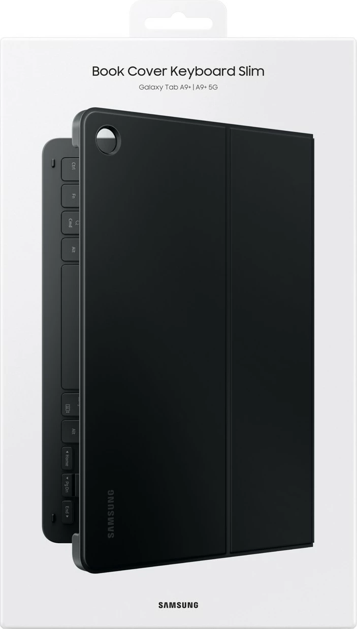 Mbështjellës tastierë Samsung Book Cover Slim EF-DX211BBGGDE Tab A9+ e zezë