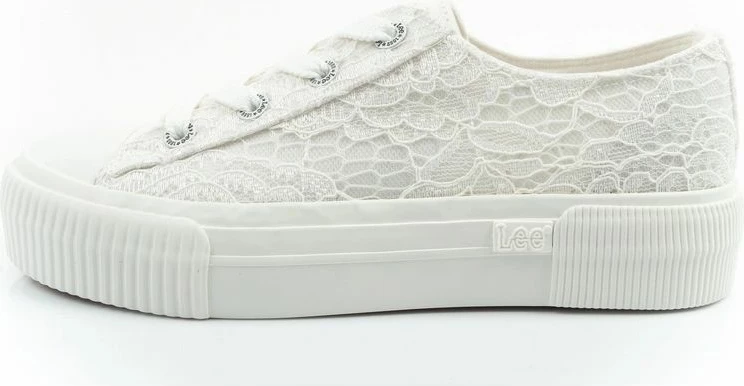 Atlete femra Lee Isla, të bardha, platformë