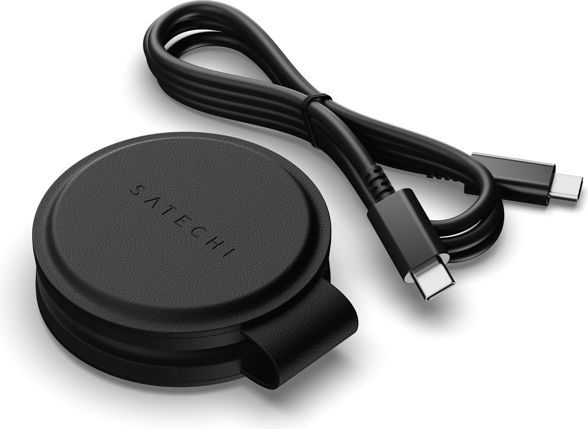 Karikues wireless Satechi OntheGo ST-QTG21K, Qi2, 2-në-1, 15W, i zi