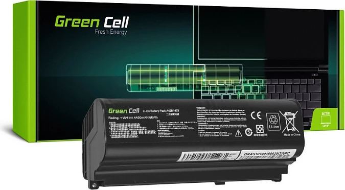 Bateri laptopi Green Cell për Asus ROG G751/G751J, 15V 4400mAh