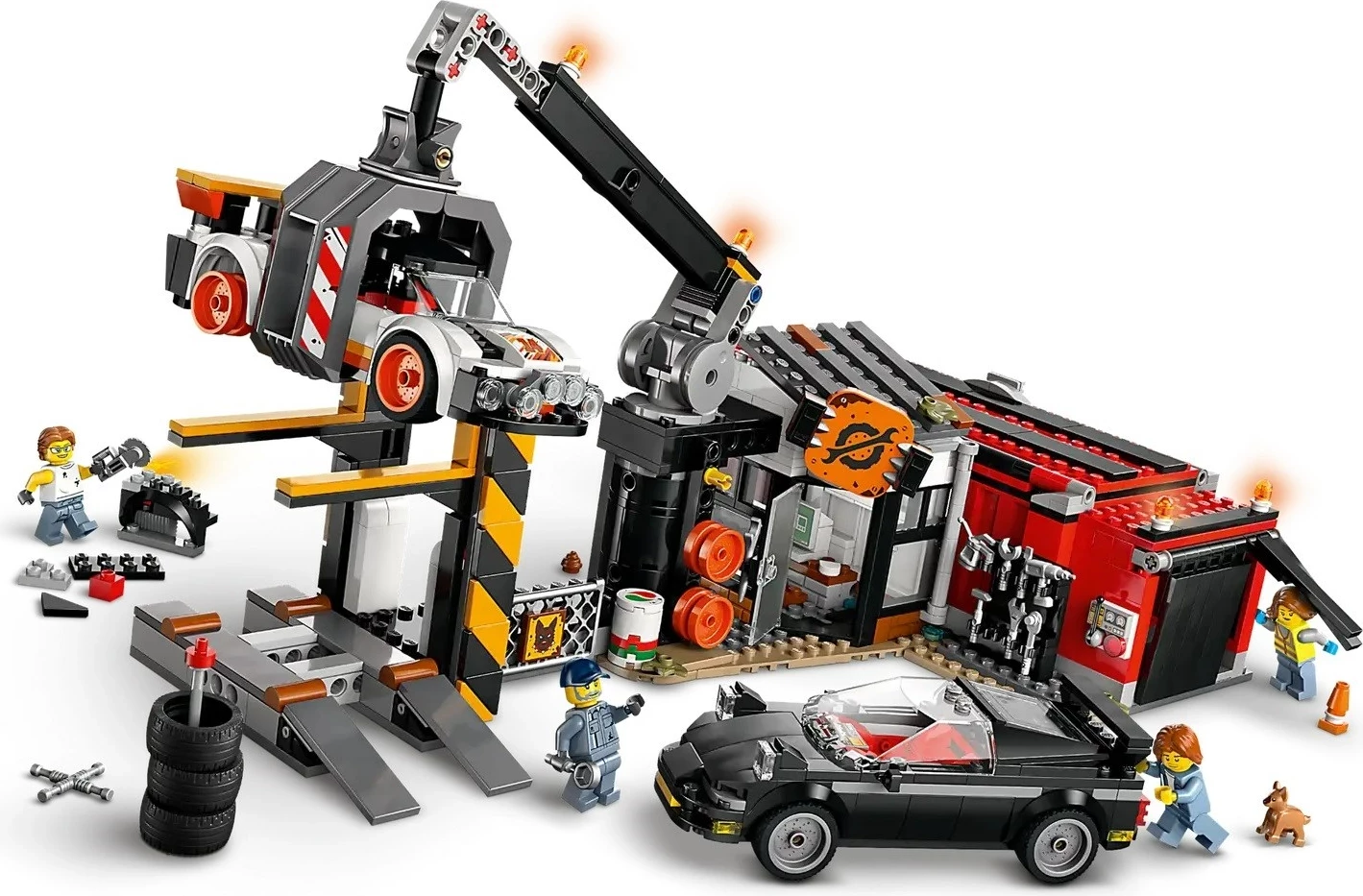 Set LEGO City 60472 Scrapyard me Vetura