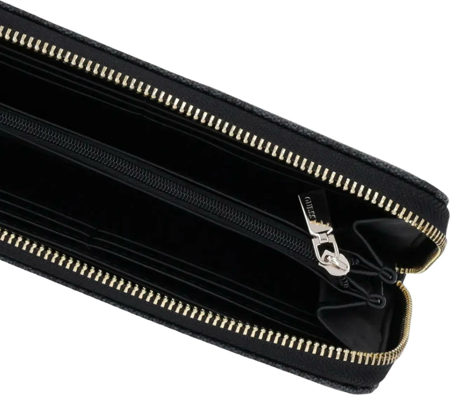 Portofol për femra Guess Brenton SLG Med Zip SWLG96 48146, antracit