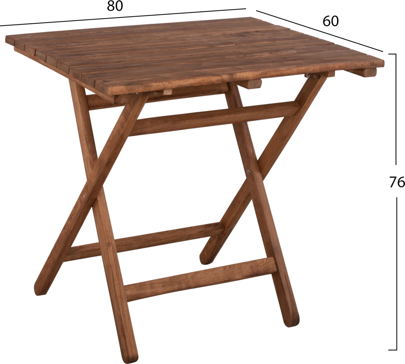 Tavolinë për drejtor, ngjyrë arre, FH5651.01, 60x80 cm