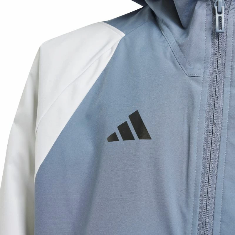 Jakne për fëmijë adidas, bardh e kaltër [Madhësia: 140 cm]
