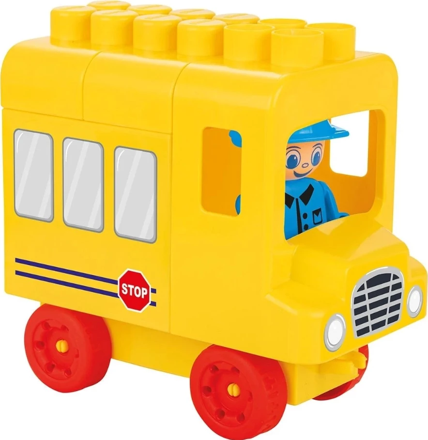 Set lodër për fëmijë Pilsan master blocks school 