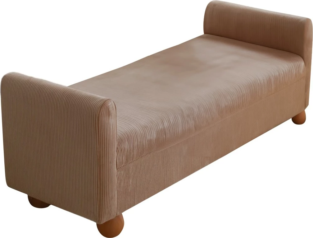 Bankë Atelier del Sofa, me sandik, ngjyrë camel