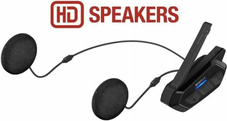 Interkom për motor Sena, gri e zi