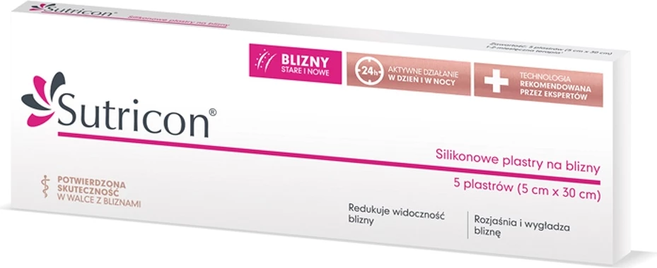 Pllaka silikoni për shenja Sutricon 5x30cm, 5 copë