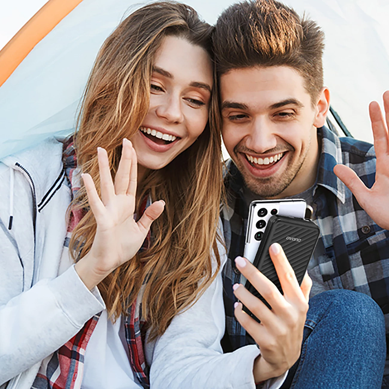 Powerbank Dudao K11 Pro 20000mAh me kabllo të integruara, e zezë