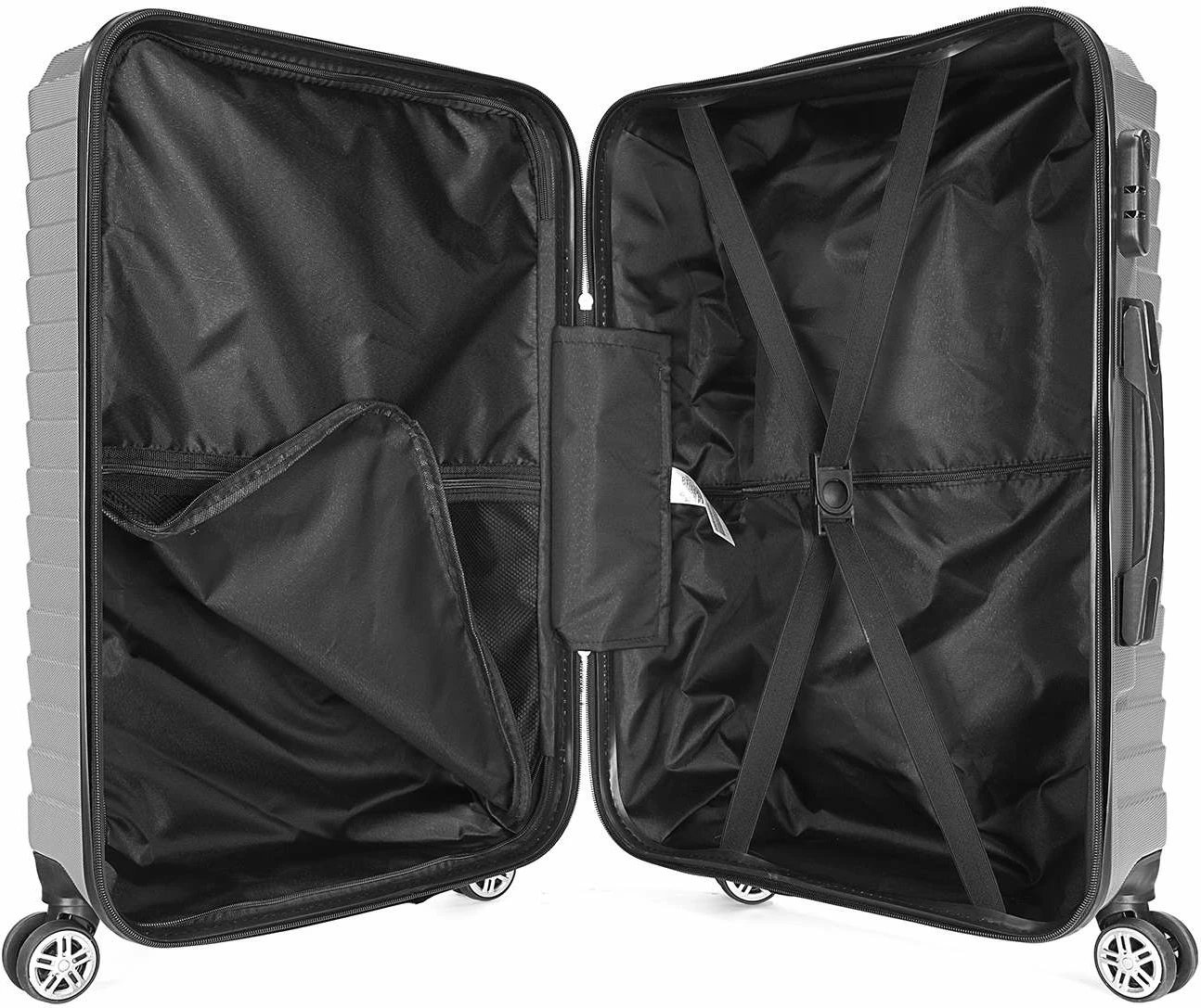 Valixhe e madhe, ngjyrë argjendi, Zoozie Bags Wexta Wx-1001