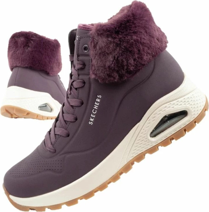 Çizme dimri Skechers për femra, vjollcë