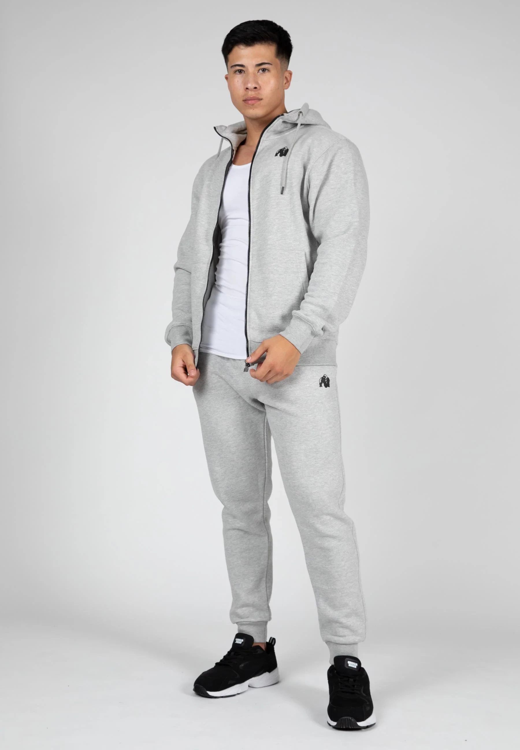 Kennewick Zipped Hoodie - Gray [Madhësia: XL]