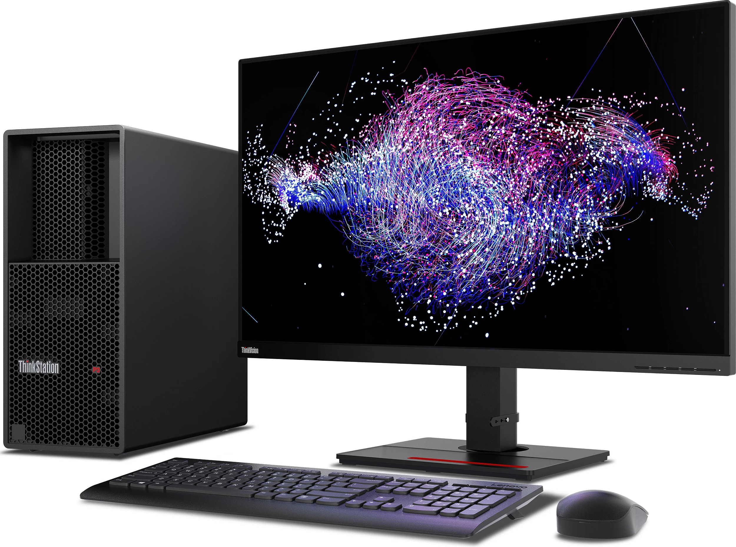 Kompjuter Lenovo ThinkStation P3 Tower G2, Core Ultra 7 265K, 64GB RAM, 512GB SSD, RTX 2000 Ada 16GB, Windows 11 Pro, e zezë