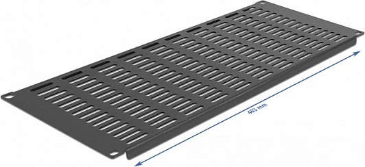 Panel i verbër me ventilim DeLOCK 19" 4U, metal, i zi