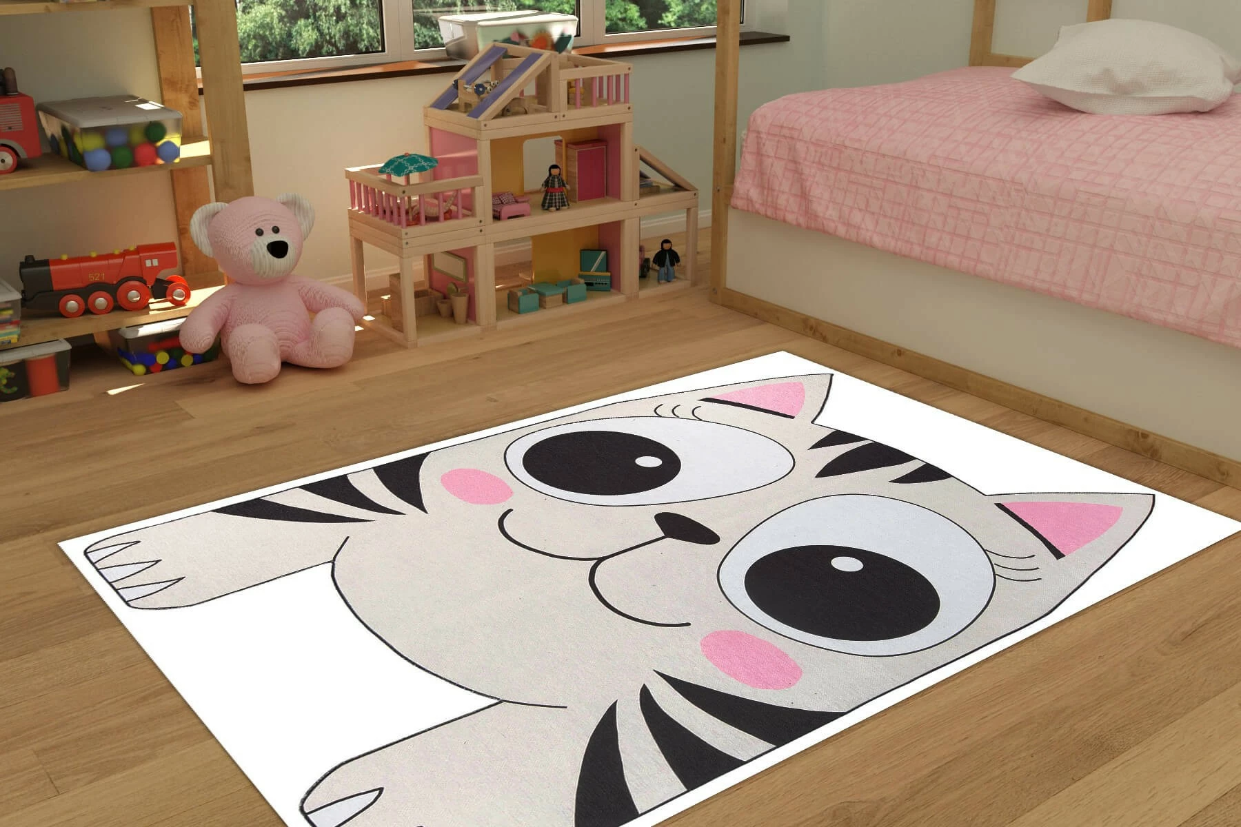 Qilim (210 x 310) Conceptum Hypnose, chenille i lehtë, krem AL 306