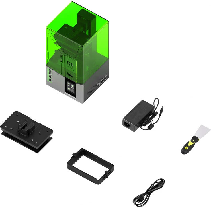 Printer 3D Elegoo Mars 5, MSLA, 6.6", 4K, i gjelbër